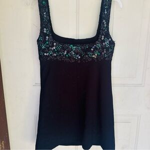 Zara Black Dress with Sequin Detail